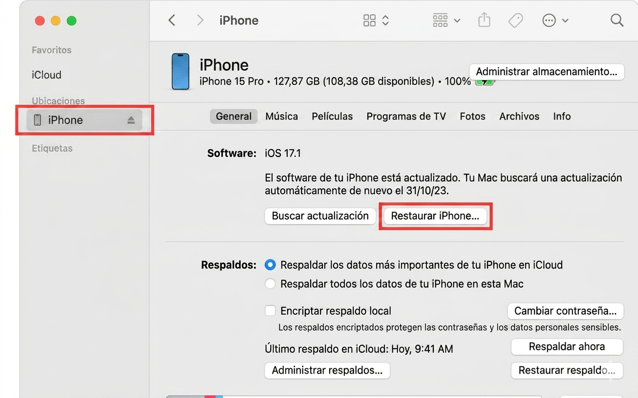 quitar ios 27 beta con IPSW