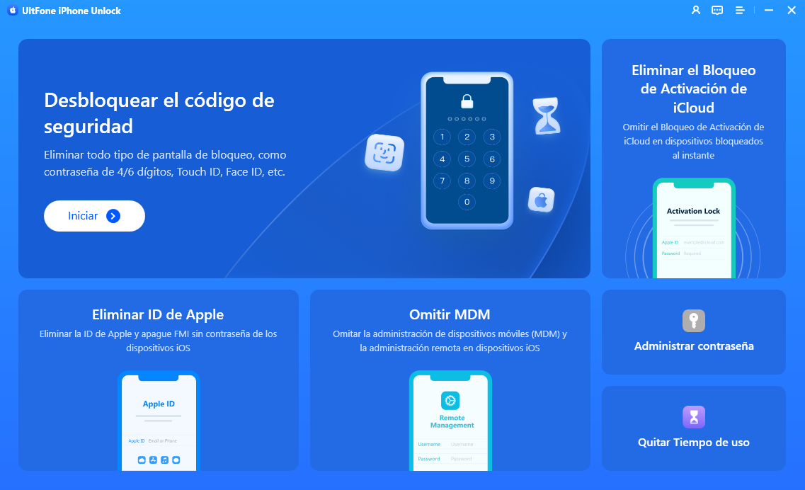 descarga gratuita ultfone desbloqueador de iphone 17
