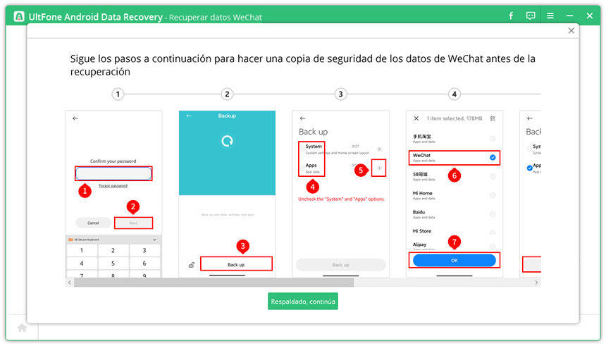 whatsapp ha hecho una copia de seguridad en android