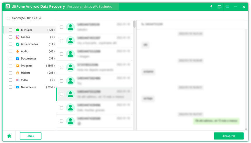 vista previa de la nota de voz empresarial de whatsapp