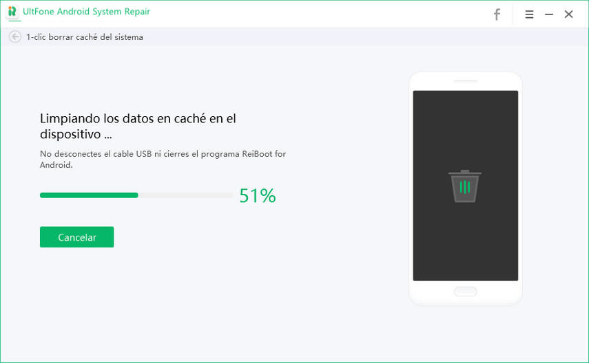 borrando la caché del sistema de android