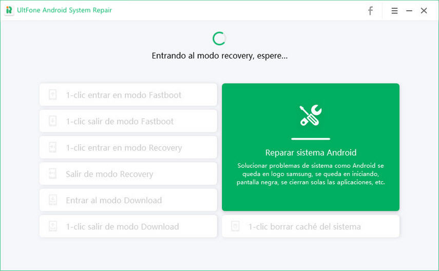 entrar en el modo de recuperación de android