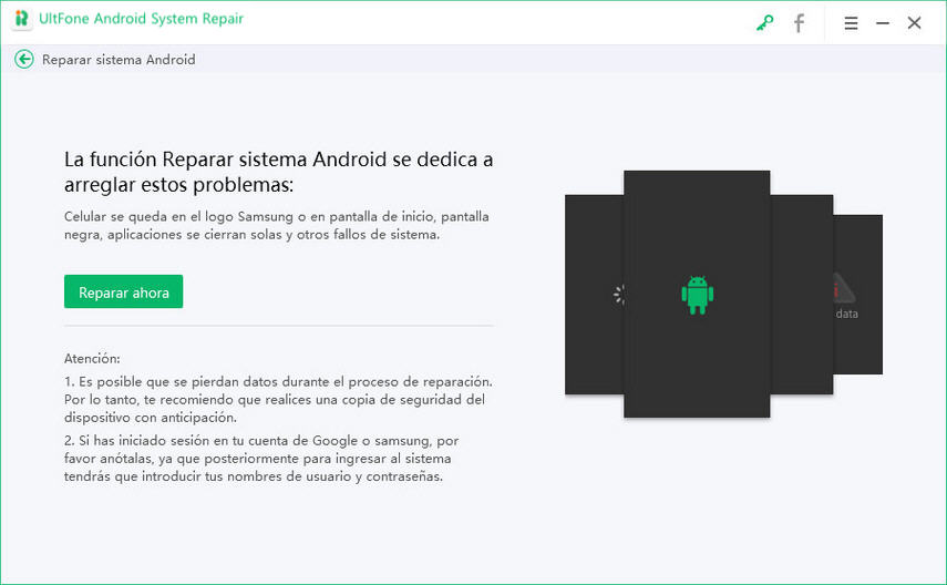 restaurar el sistema Android a la normalidad