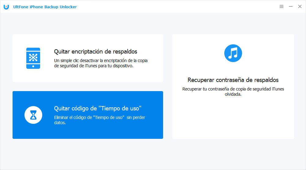 eliminar la configuración de cifrado de la copia de seguridad